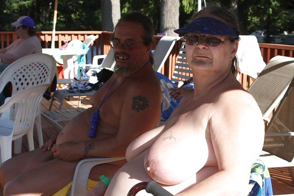 19P Older women sunbathing 3.