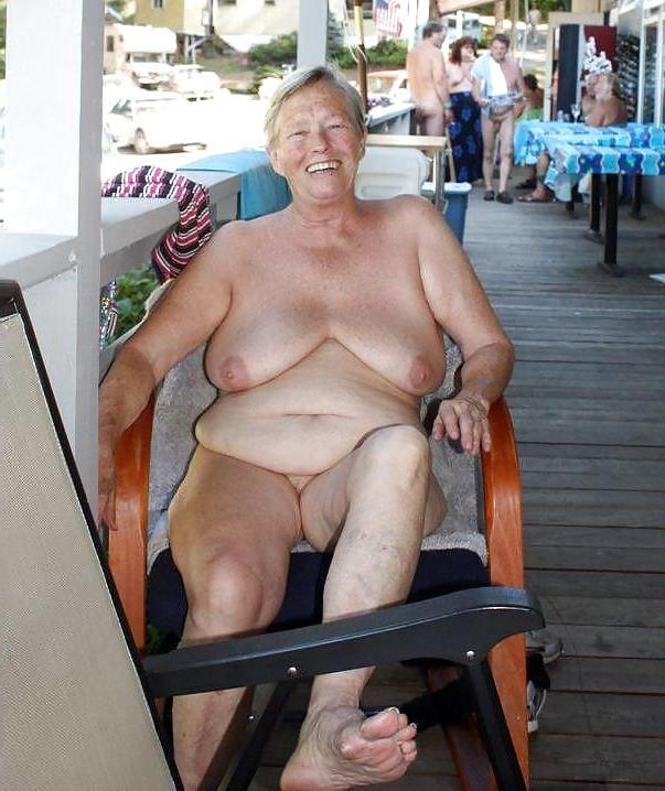 19P Older women sunbathing 3.
