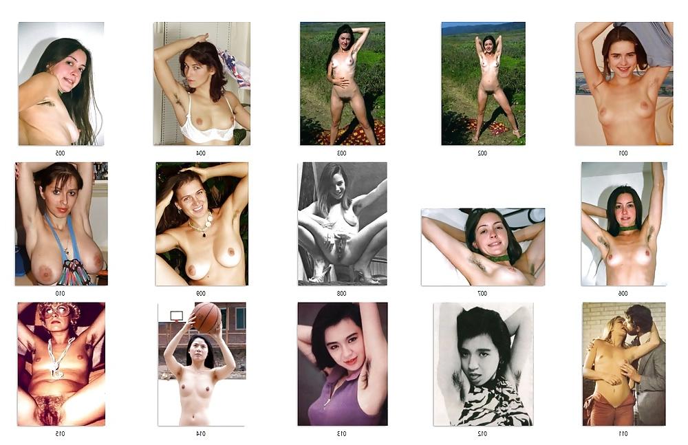 16P Vintage lady's &  Hairy ArmPits-num-001