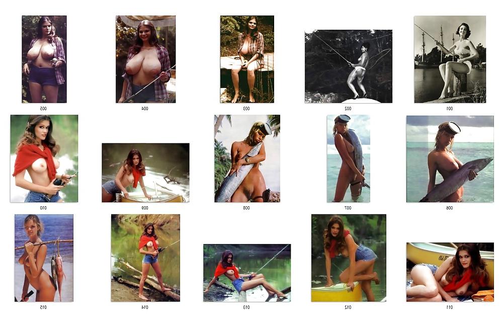 16P Vintage lady's & Fishing-num-001