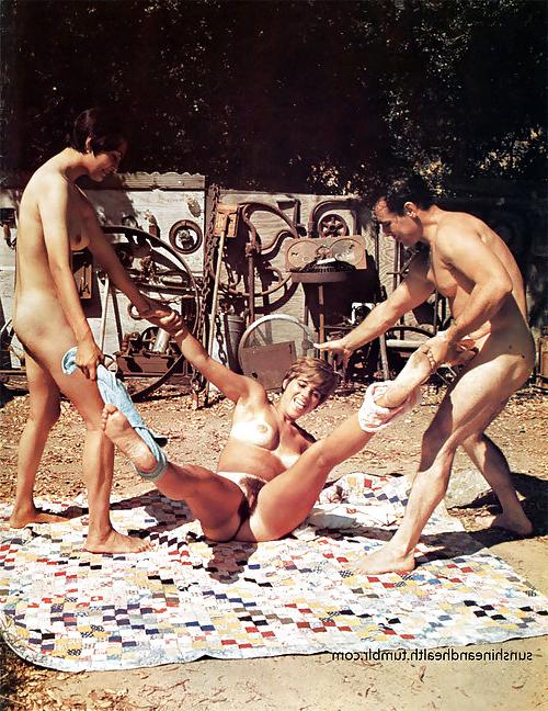 25P Vintage tanlines, most hairy nudist.