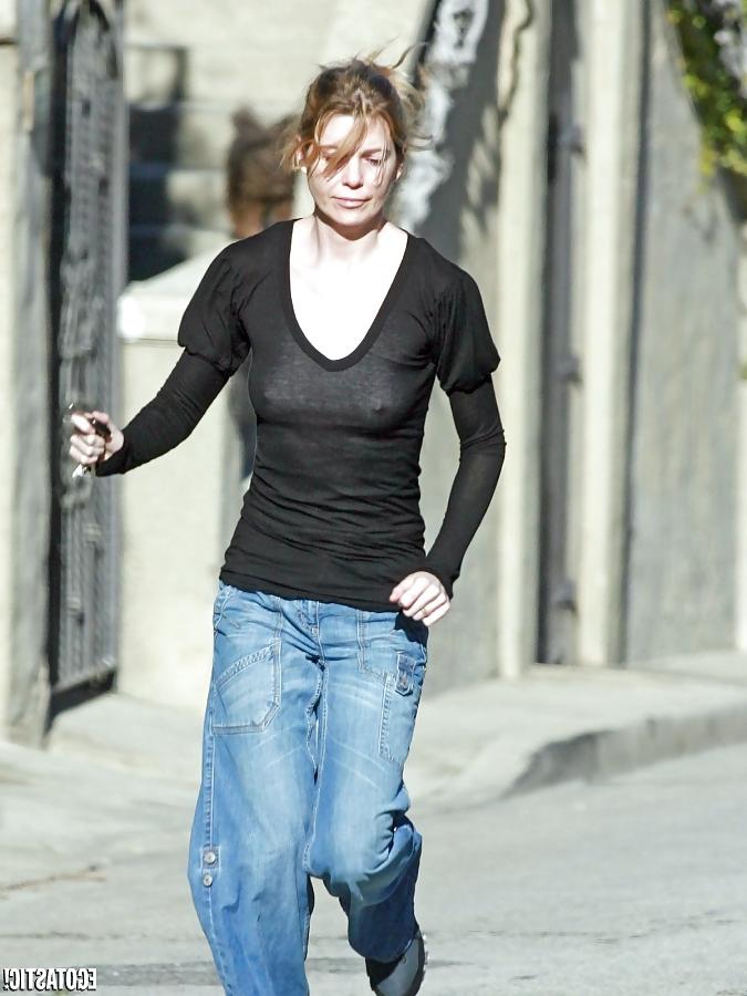 9P Ellen Pompeo Nipples and Thong Line