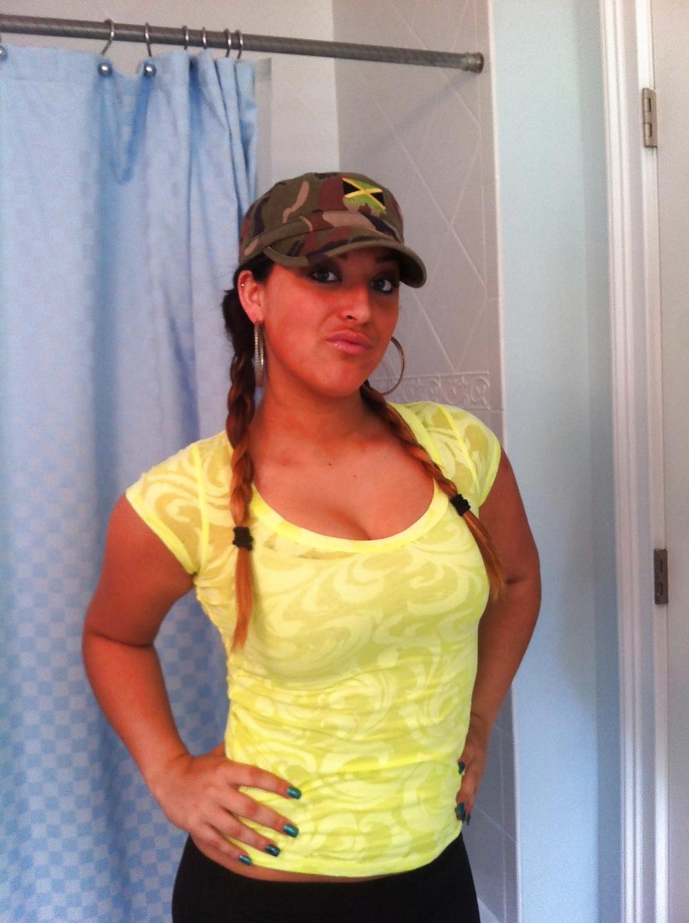 7P Tanned Busty Cute Girl