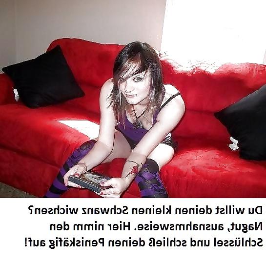 10P Cuckold Captions: Freundin auf dem Weg zu ihrem Lover