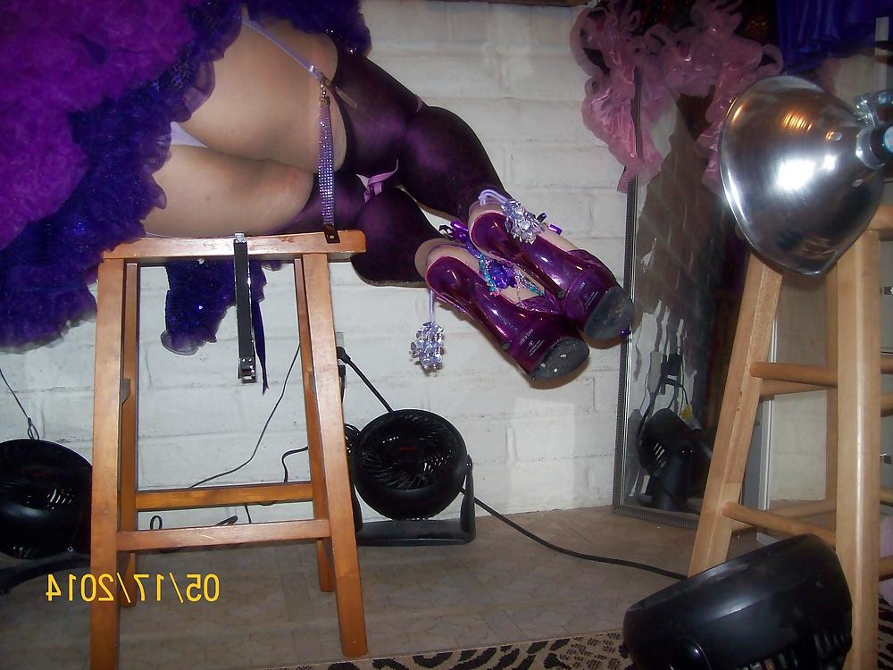 15P Tgirl slut teases Sam's Latino cock for balls deep pounding