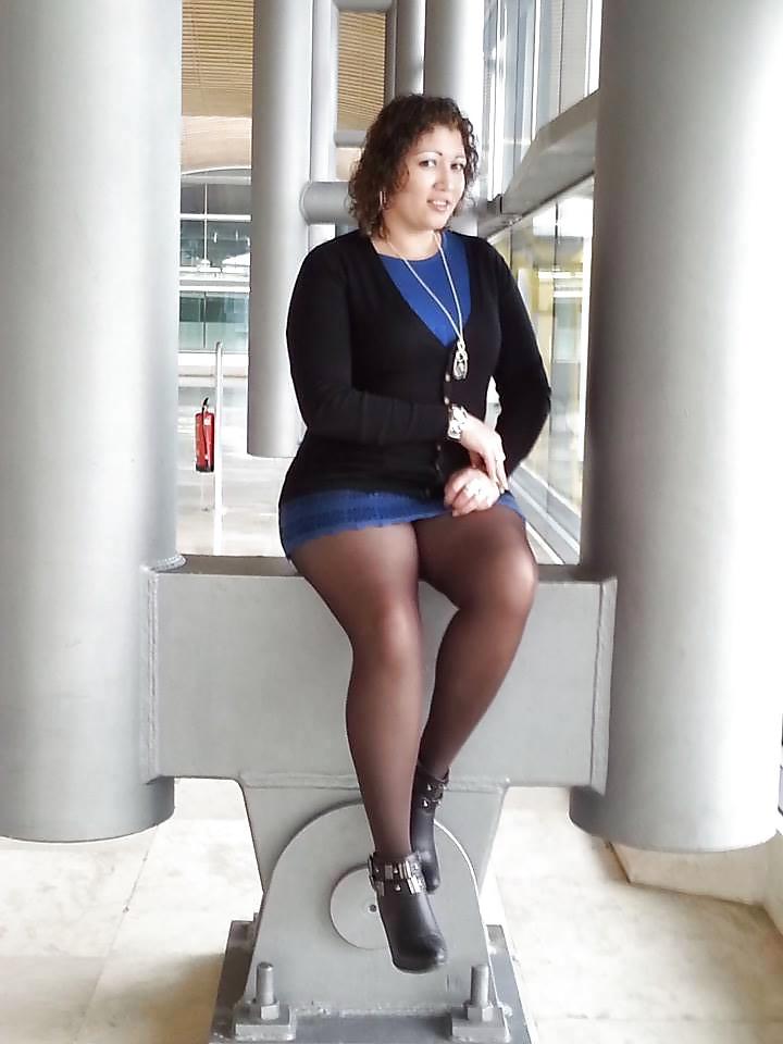 25P Madura en pantimedias - pantyhose mature