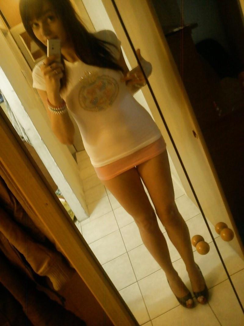 22P Cute polish girl with sexy legs in pantyhose