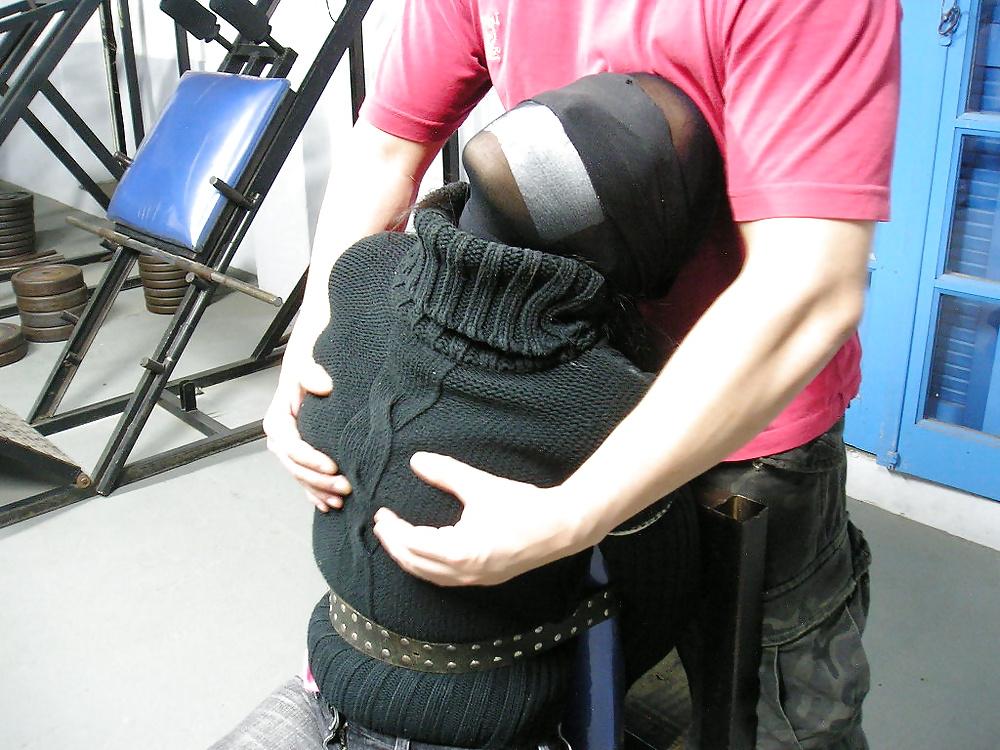 4P Bound, gagged and fondled