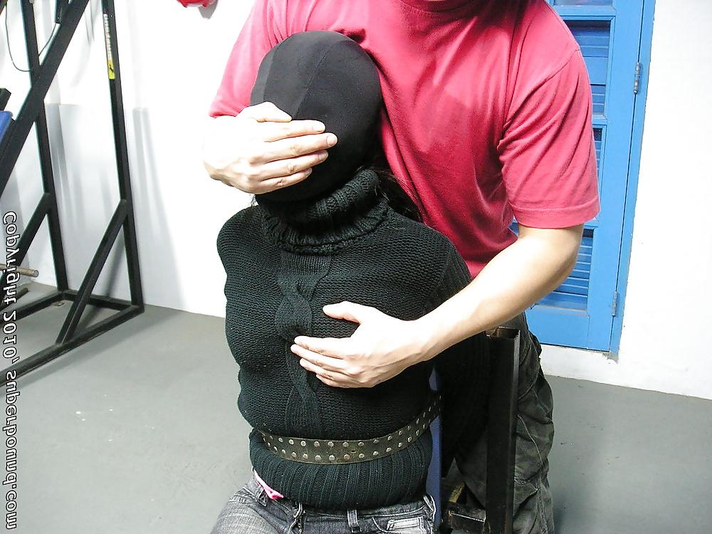 4P Bound, gagged and fondled