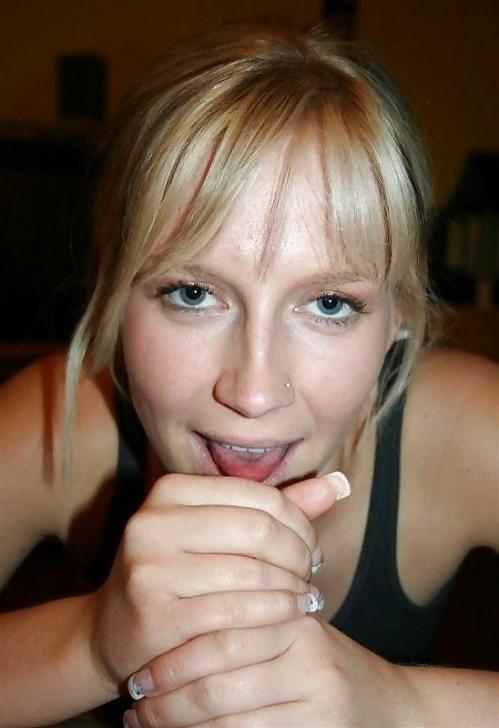 25P Blonde Sucking Wife