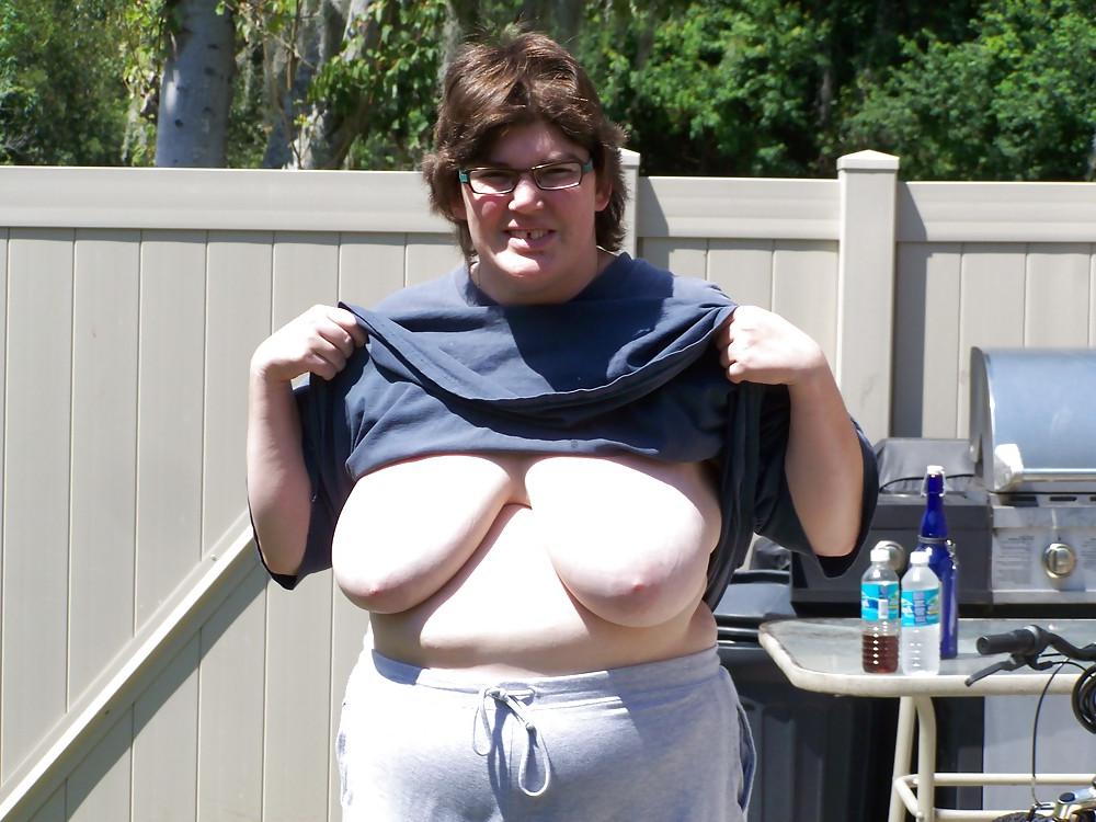 24P Amateur with tits out 2.