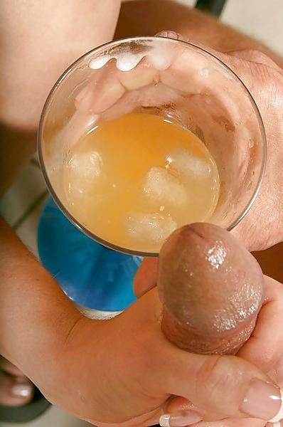 20P Cum on food & drink