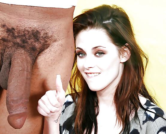 17P Kristen Stewart - Doesn't She Look Good With Black Dick? 