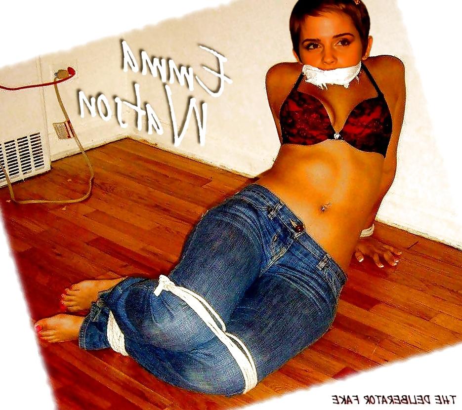 18P Emma Watson Bound Slave