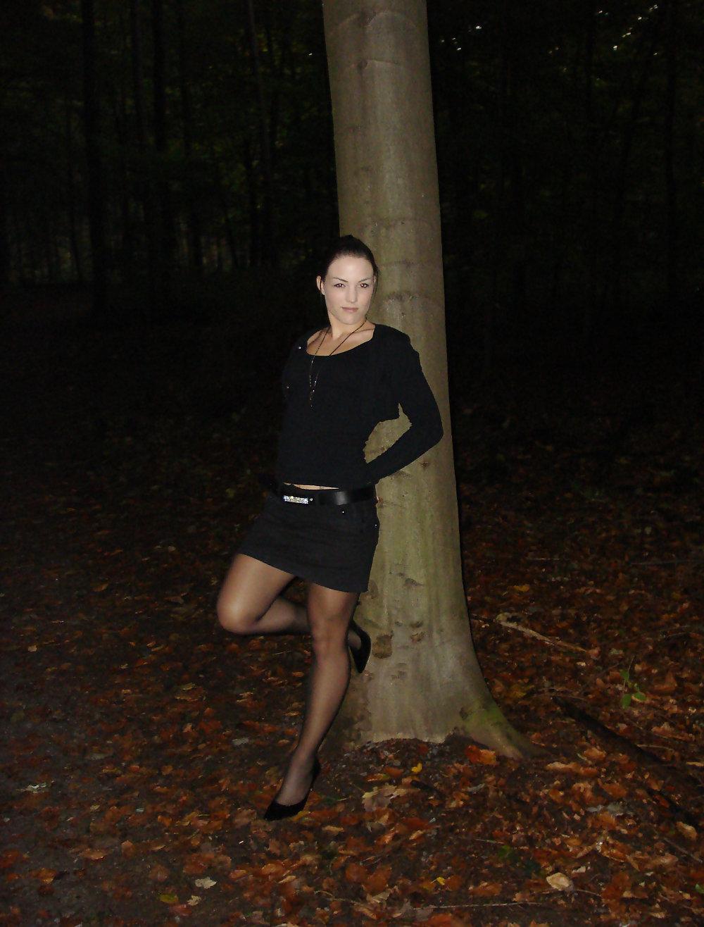 25P Sultry Slut Posing in Stockings and Heels
