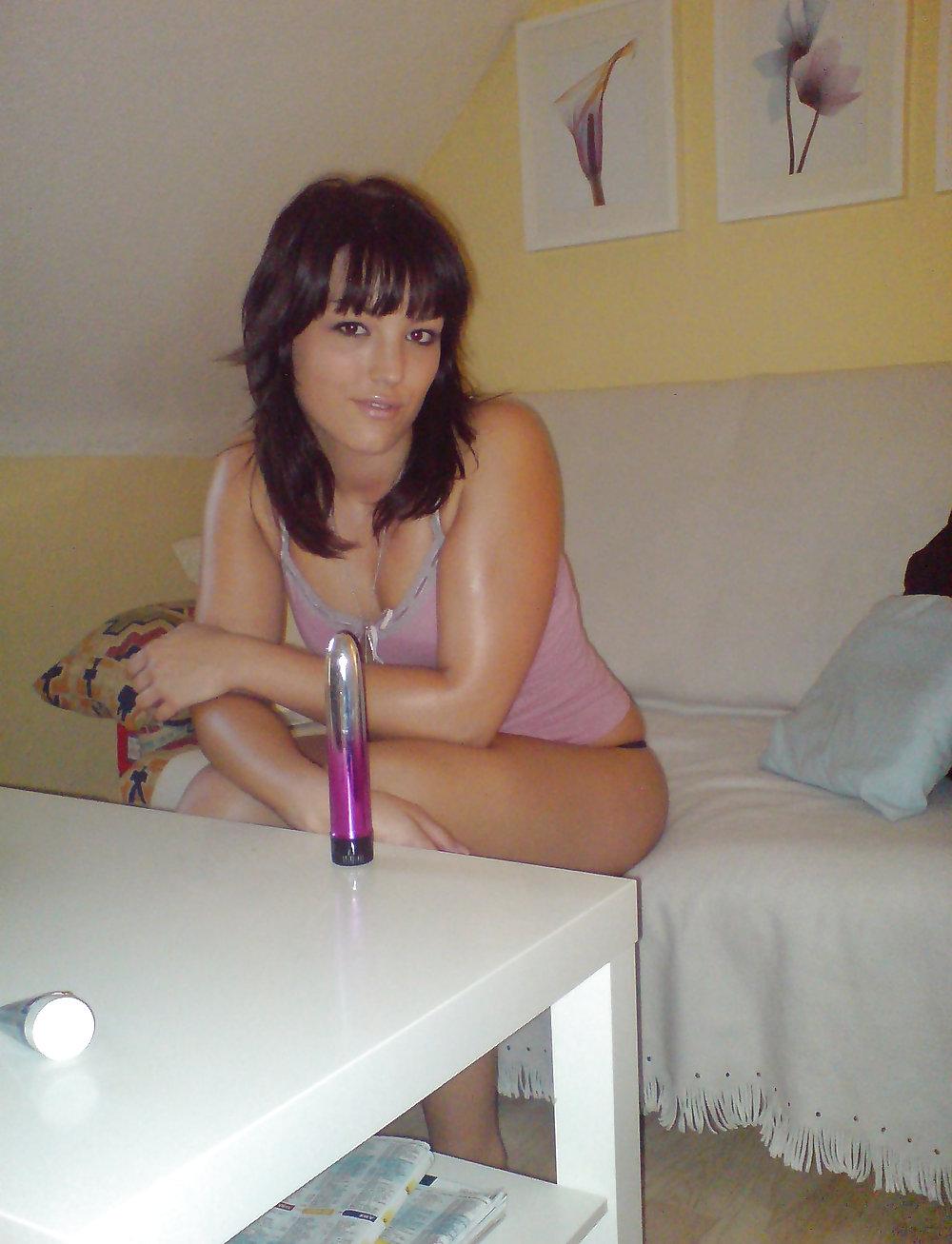 25P Sultry Slut Posing in Stockings and Heels