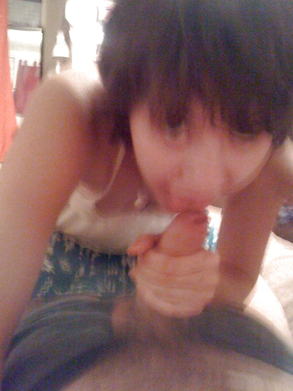 11P Posing and sucking teen - N. C. 