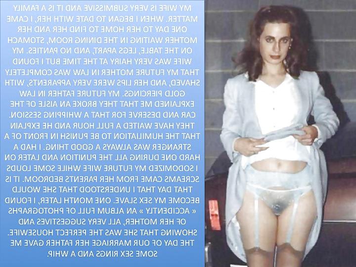 25P Captions and texts of submissives housewifes and sex slave
