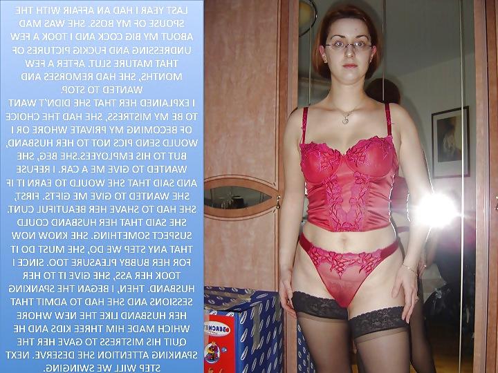 25P Captions and texts of submissives housewifes and sex slave