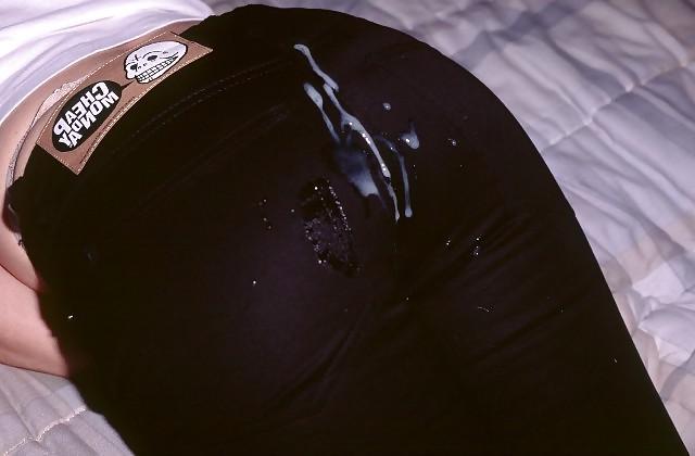 25P Cum on clothes 3