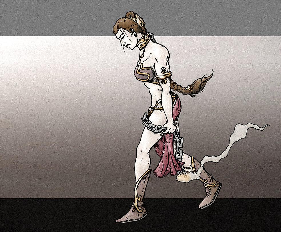 25P Slave Leia.