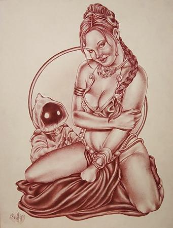 25P Slave Leia.