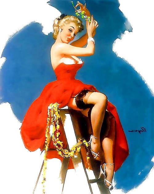 25P Christmas 1 - Vintage Christmas Pinups