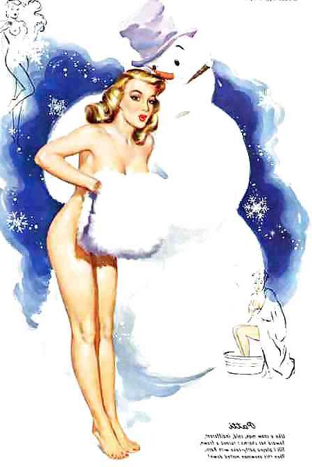 25P Christmas 1 - Vintage Christmas Pinups