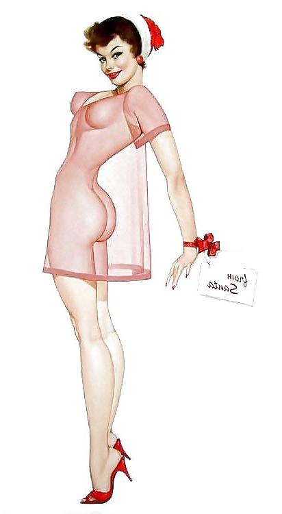 25P Christmas 1 - Vintage Christmas Pinups