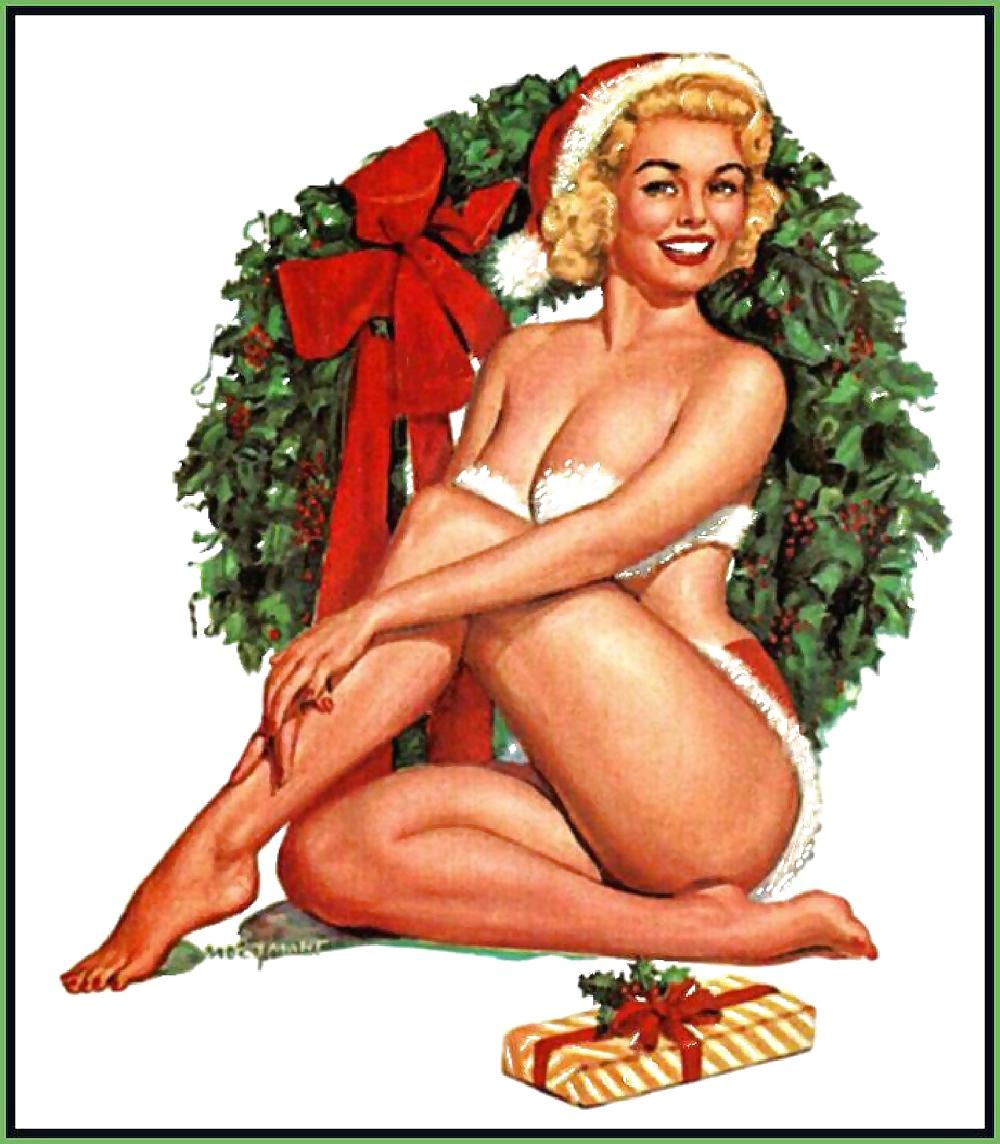 25P Christmas 1 - Vintage Christmas Pinups
