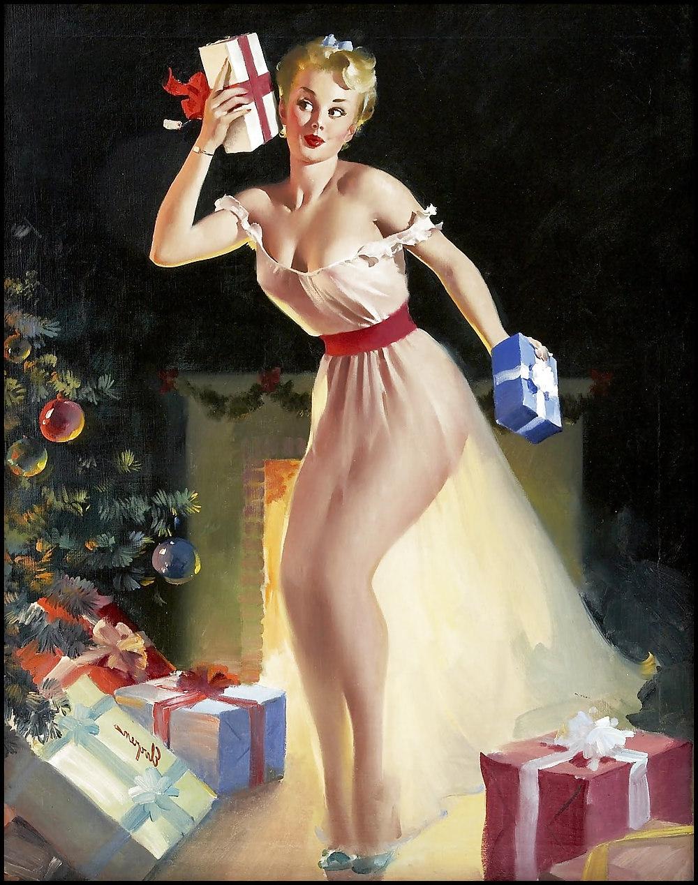 25P Christmas 1 - Vintage Christmas Pinups