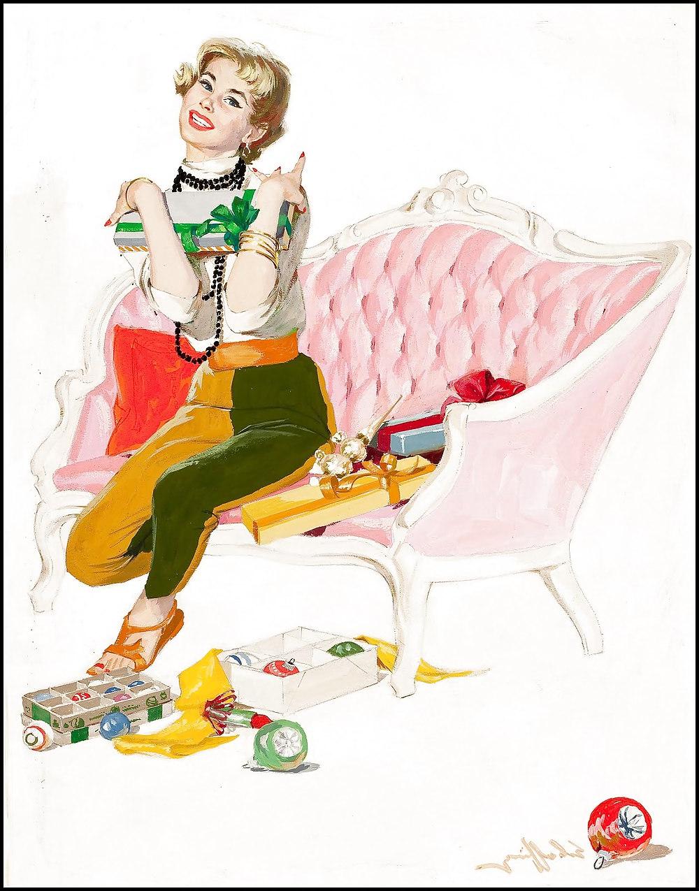 25P Christmas 1 - Vintage Christmas Pinups