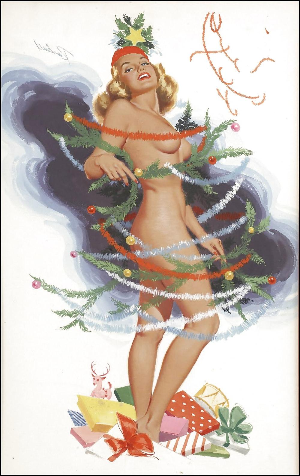 25P Christmas 1 - Vintage Christmas Pinups