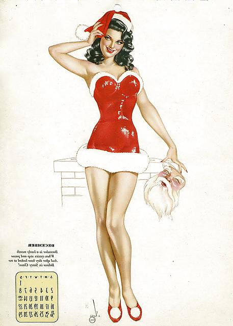 25P Christmas 1 - Vintage Christmas Pinups