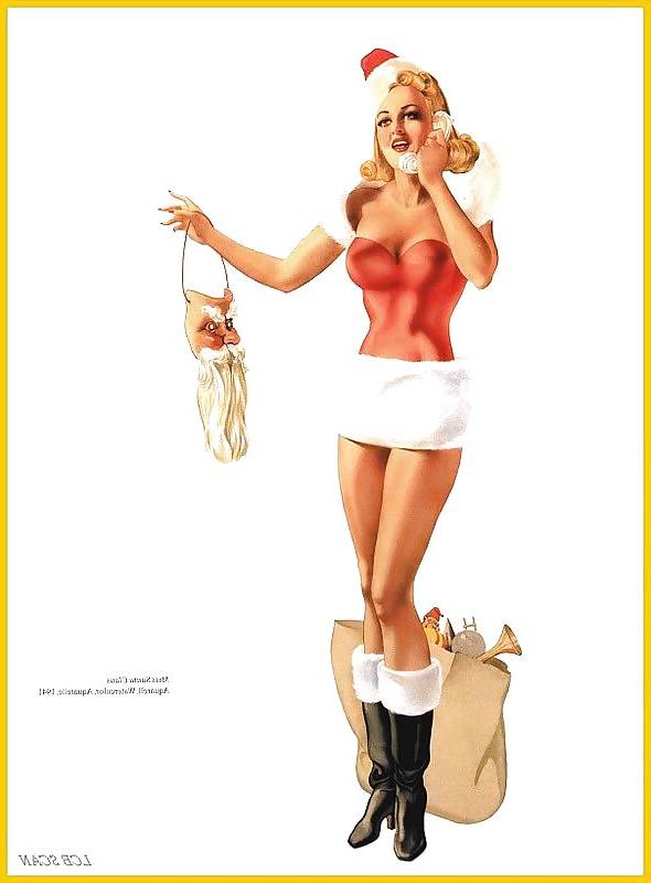25P Christmas 1 - Vintage Christmas Pinups
