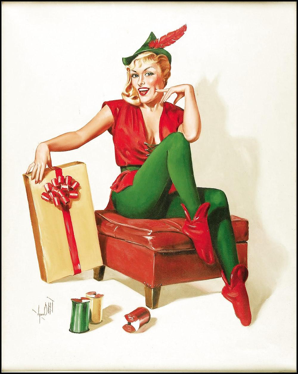 25P Christmas 1 - Vintage Christmas Pinups