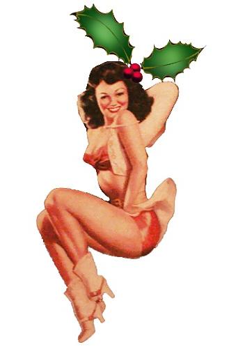 25P Christmas 1 - Vintage Christmas Pinups