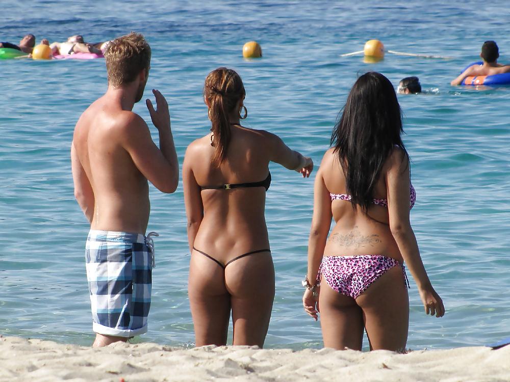 13P Thongs and hot pants on European beaches