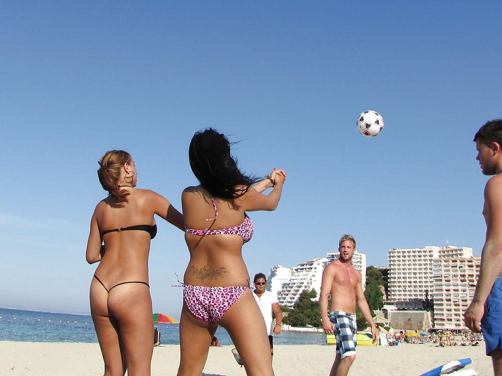 13P Thongs and hot pants on European beaches