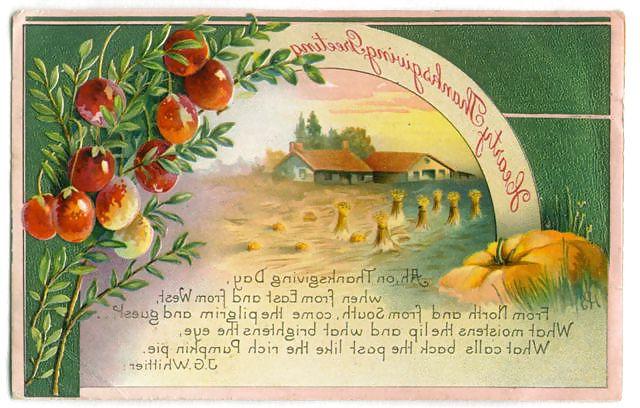 25P Thanksgiving - Vintage Postcards 2