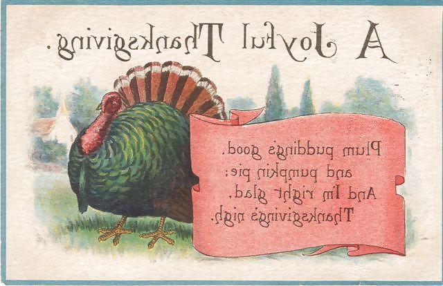 25P Thanksgiving - Vintage Postcards 2