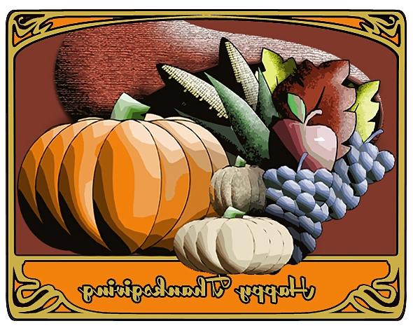 25P Thanksgiving - Vintage Postcards 2