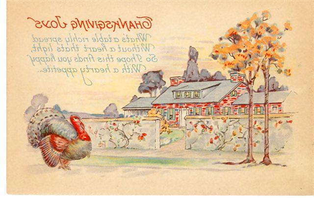 25P Thanksgiving - Vintage Postcards 2