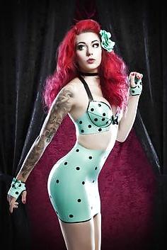 20P Sexy Latex And Vintage Ladys