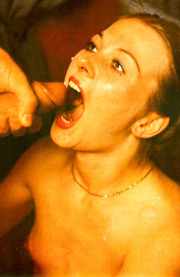 7P Vintage brunette getting porked