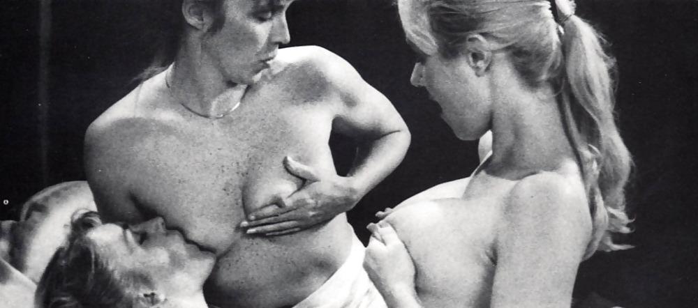 21P Vintage girls playing titty-milking games