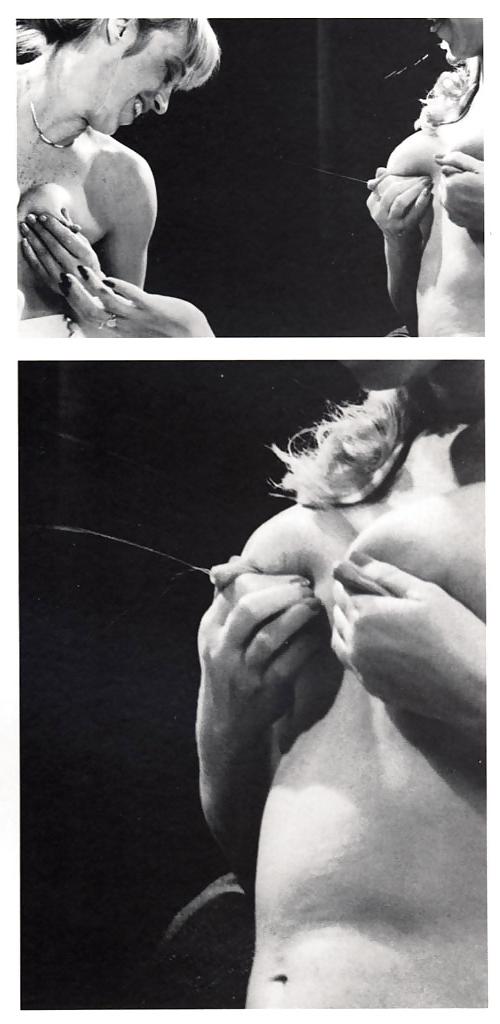 21P Vintage girls playing titty-milking games