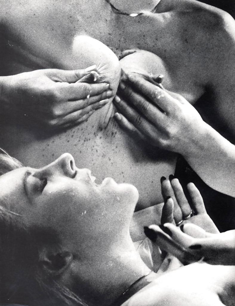 21P Vintage girls playing titty-milking games