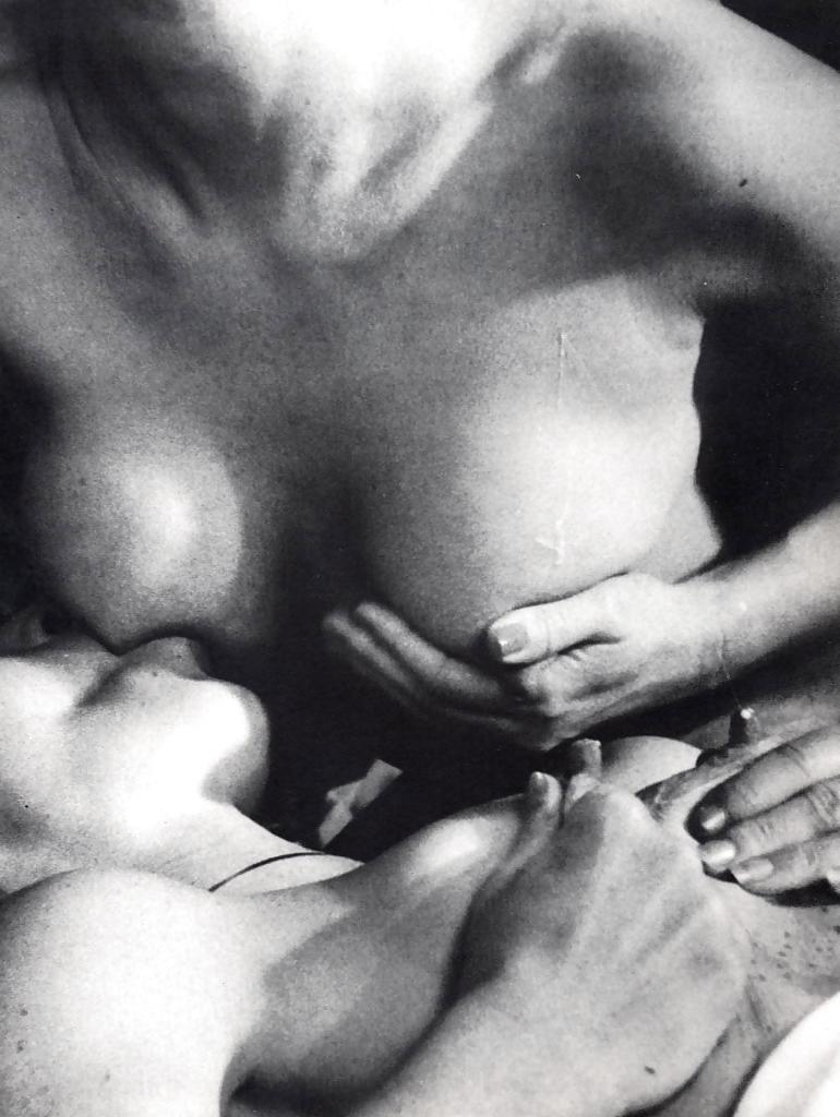 21P Vintage girls playing titty-milking games
