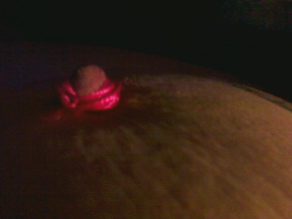 4P Heidi's bound breasts